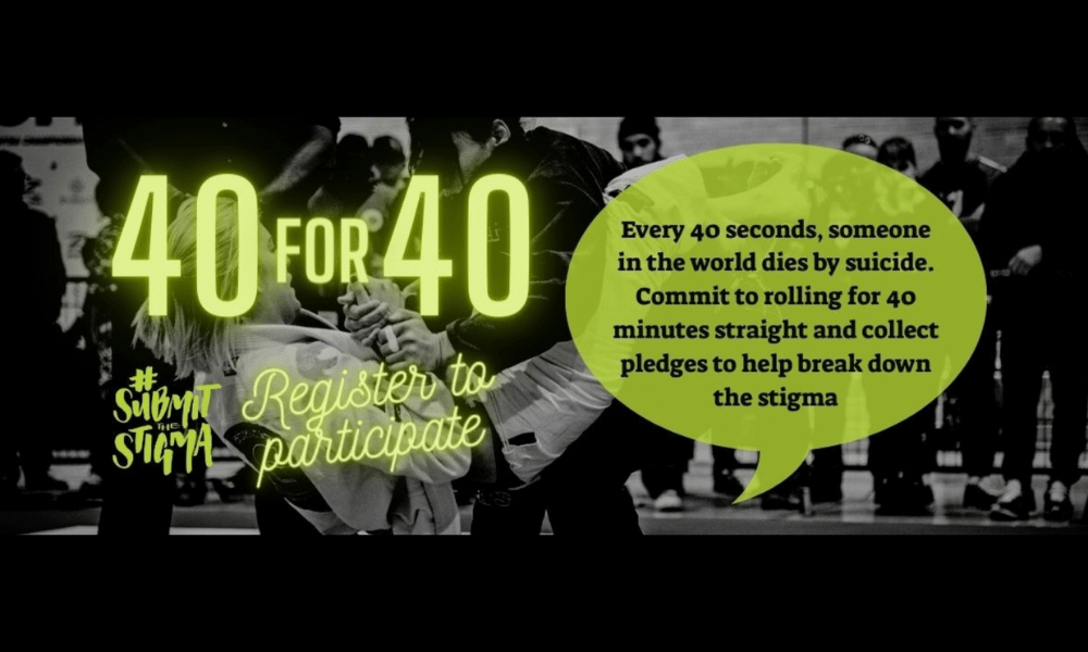 40 for 40 Suicide Awareness Campaign social media post